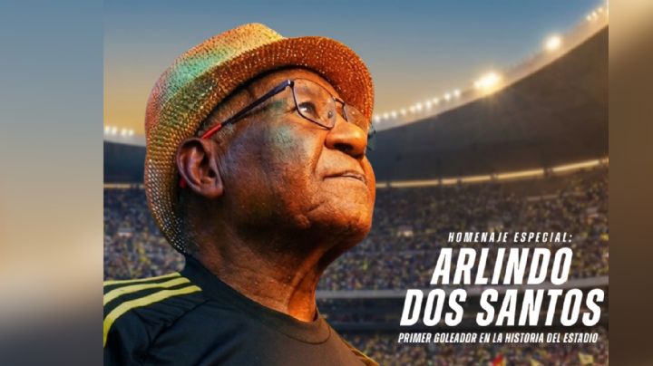 América homenajeará el sábado a Arlindo Dos Santos, anotador del primer gol en el Estadio Azteca