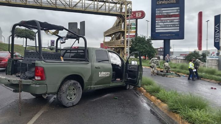 Tres militares resultan heridos tras accidente vial en Paseo de los Leones