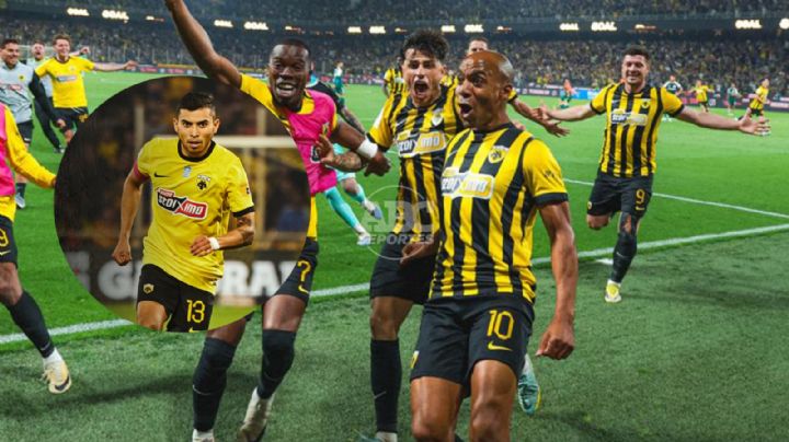 Orbelín Pineda campeón de la Superliga de Grecia con AEK Athens