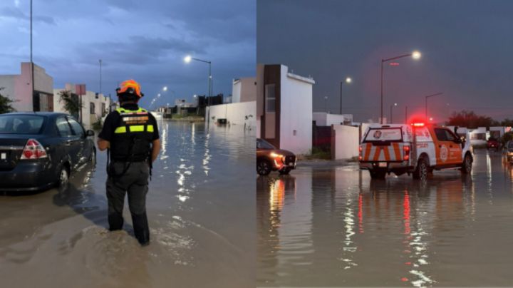 Fuerte lluvia deja 42 vehículos varados en cuestión de horas en NL