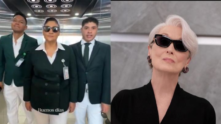 El IMSS se vuelve viral tras parodiar icónica escena de 'El diablo viste a la moda 2'