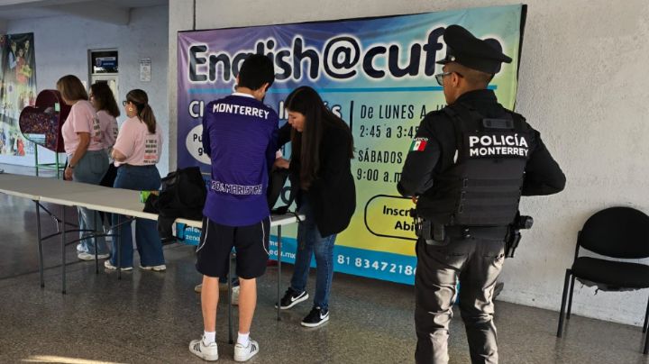 Sacude amenaza al Colegio Franco Mexicano de Monterrey; realizan operativo