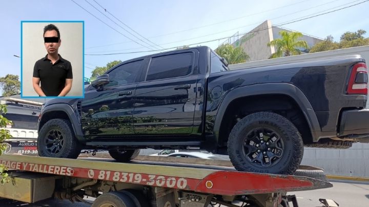 Detienen en San Pedro a hombre que circulaba en auto sospechoso