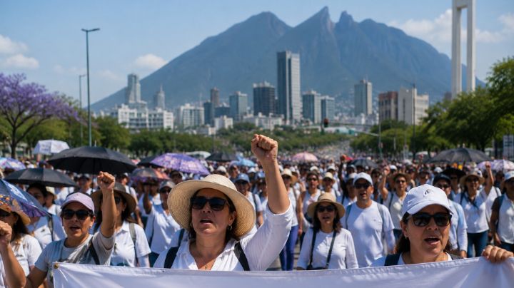 Maestros anuncian marcha este viernes en Monterrey: ¿Dónde y a qué hora?