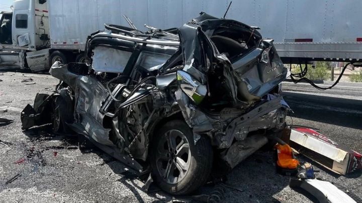 Sobrevive de milagro familia de NL a fuerte accidente en Coahuila