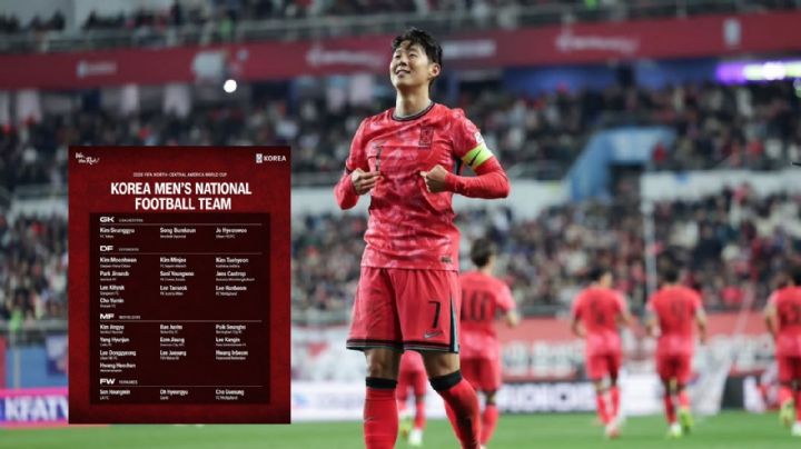 Son y Kang-in Lee lideran la convocatoria de Corea del Sur para jugar el Mundial 2026 en Monterrey
