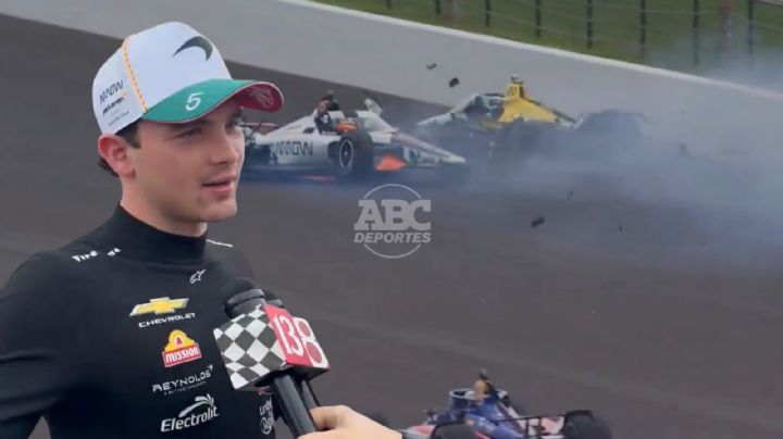 ‘Pato’ O’Ward sufre accidente en la práctica 7 de las 500 millas de Indianápolis