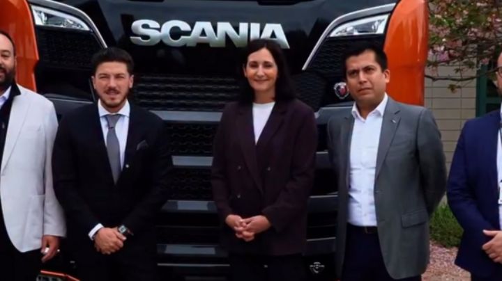 Samuel García anuncia nueva sucursal de armadora Scania en NL