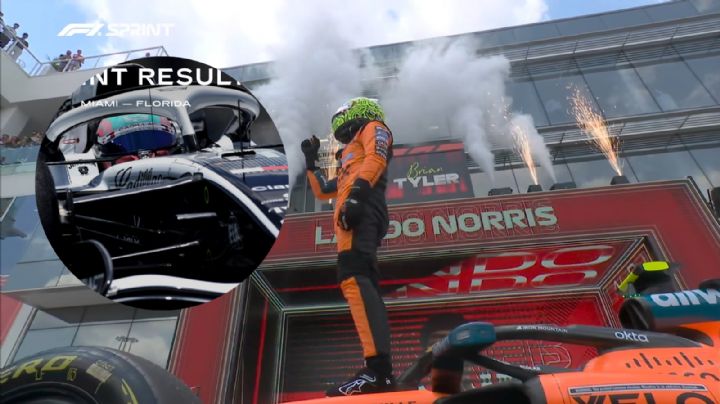 F1: Norris gana la sprint de Miami; 'Checo' Pérez termina decimoséptimo