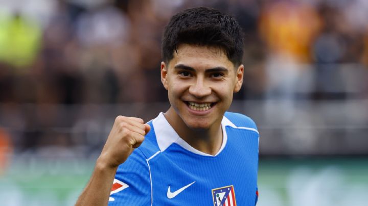 Atlético de Madrid felicita a Obed Vargas tras su primera asistencia en victoria contra Valencia