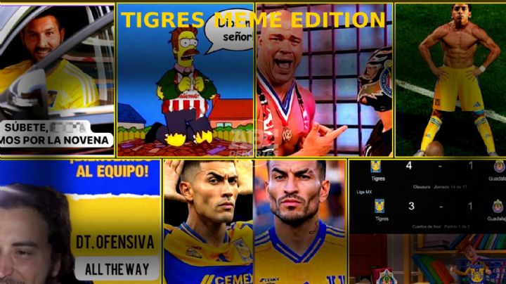 Memes virales del triunfo de Tigres sobre Chivas en la Ida de los Cuartos de Final