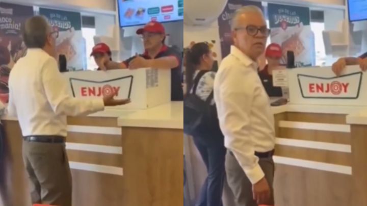 Exhiben a hombre por maltratar a vendedores en Querétaro; le apodan 'Lord Donas'