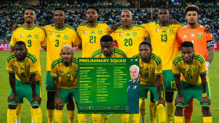 Sudáfrica presenta convocatoria preliminar rumbo a la inauguración del Mundial ante México