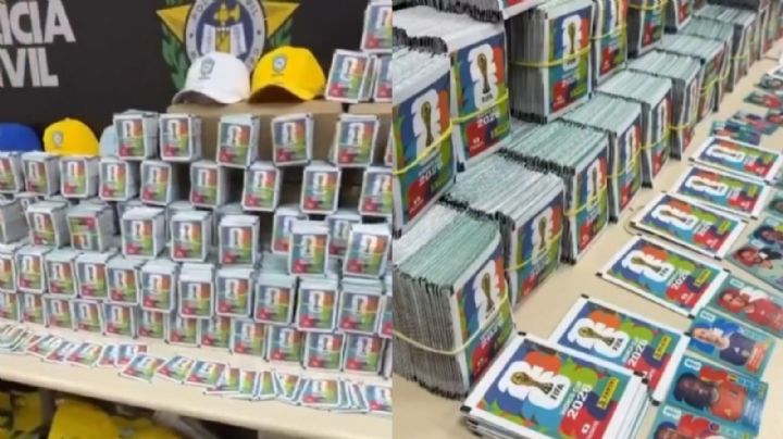 Decomisan en Brasil 200 mil estampas falsas del álbum del Mundial 2026