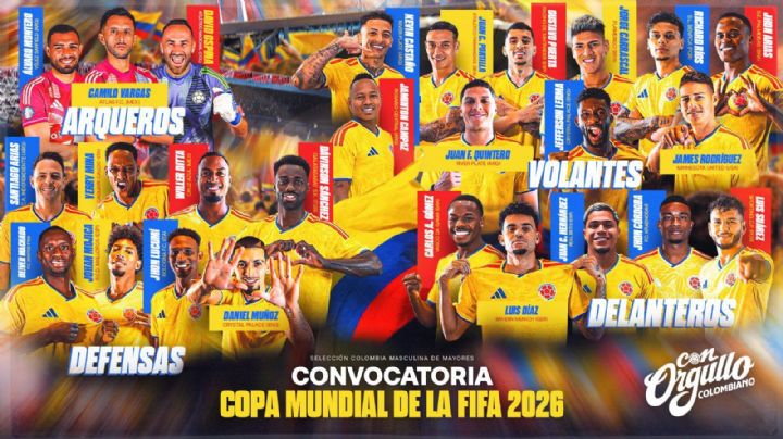 Colombia presenta convocatoria para el Mundial 2026 con presencia de Liga MX
