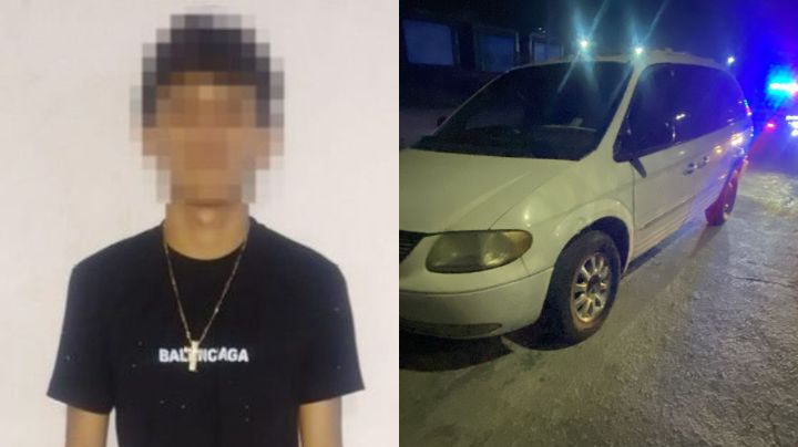 Cae menor en Santa Catarina; conducía una camioneta con reporte de robo vigente