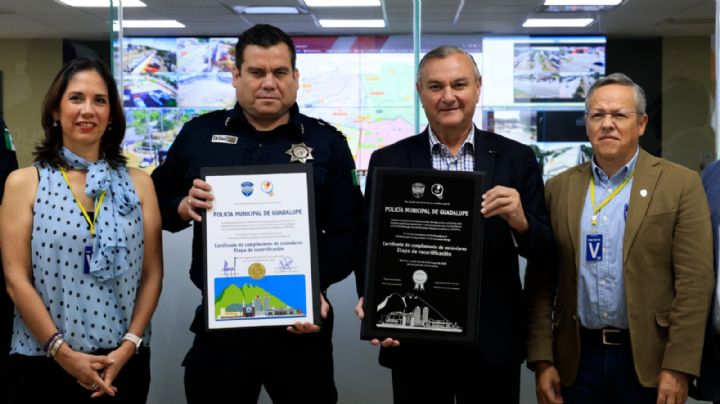 Policía de Guadalupe recibe la certificación Certipol y se posiciona entre las mejores del país