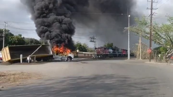 Enfrentamiento armado en Colima deja un abatido, dos policías heridos, bloqueos e incendios
