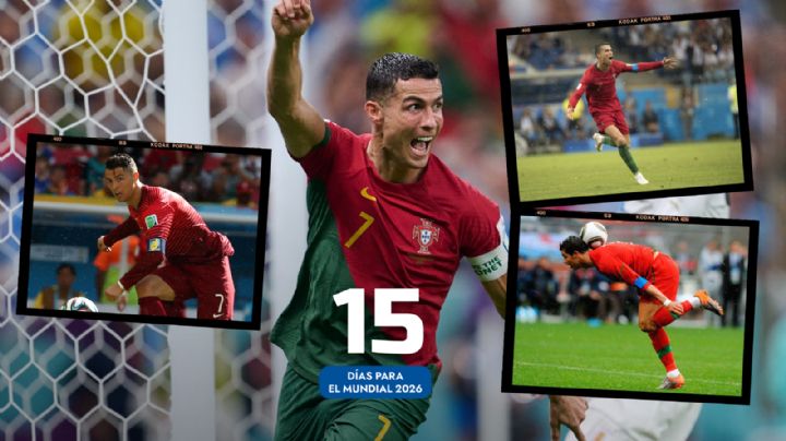 A 15 días del Mundial 2026: Cristiano Ronaldo, el único en anotar gol en 5 Mundiales distintos