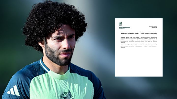 Completa César 'Chino' Huerta Selección Mexicana; Aguirre ya tendría cerrada lista para el Mundial
