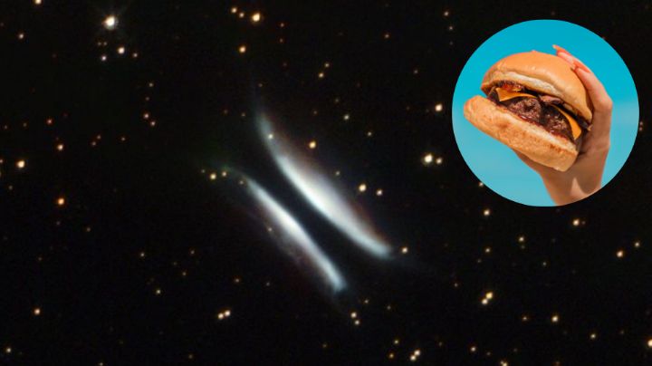 NASA revela imagen de estrella con forma de hamburguesa