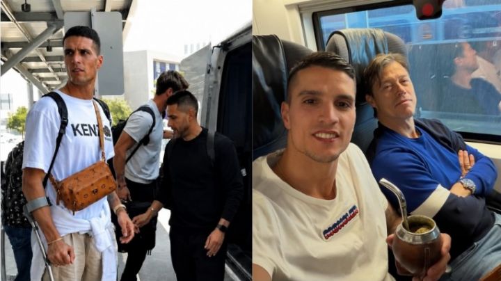 Erik Lamela, ganador del Premio Puskas, acompaña a Matías Almeyda en Rayados