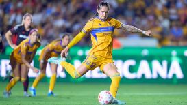 Diana Ordóñez marca el gol 1,000 en la historia de Tigres Femenil.