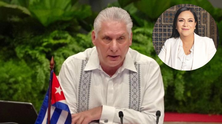Miguel Díaz-Canel felicita a Ariadna Montiel tras asumir la presidencia nacional de Morena