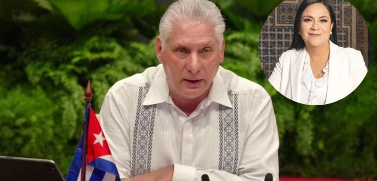 Miguel Díaz-Canel felicita a Ariadna Montiel tras asumir la presidencia nacional de Morena