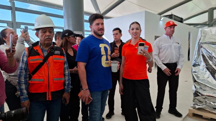 Samuel García y Mariana Rodríguez realizan recorrido de prueba en la Línea 6 del Metro