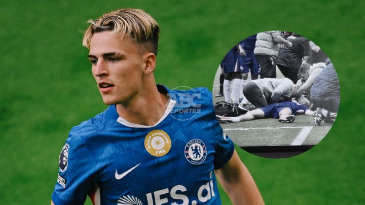 Jesse Derry hospitalizado tras golpe en la cabeza en su debut con Chelsea  | VIDEO
