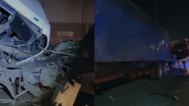 Camión de personal choca contra tráiler en Apodaca; hay 10 heridos