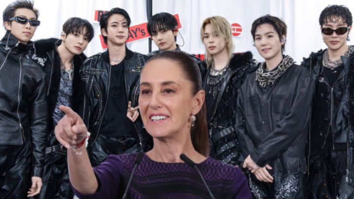 BTS llegará a Palacio Nacional para reunirse con Claudia Sheinbaum este miércoles