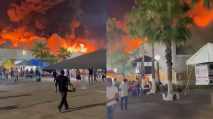 Fuerte incendio en el Parque Tabasco desata caos y miedo