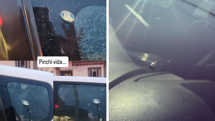¿Por qué se están estrellando los cristales de los autos en la Carretera Nacional?