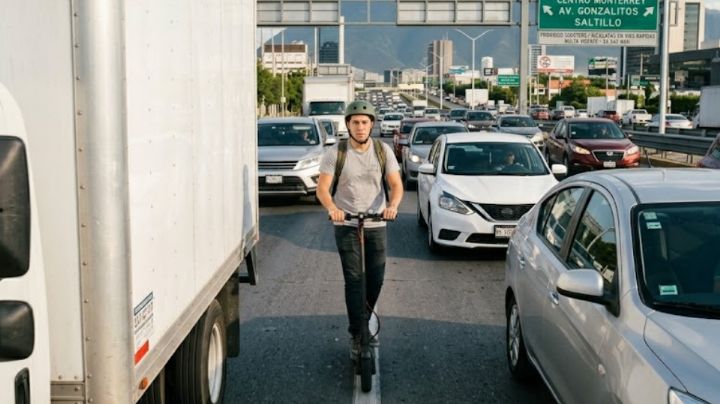 ¿Multa millonaria? Esto pasa si manejas tu scooter en las avenidas principales de Monterrey