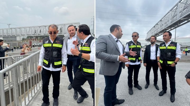 Inaugura SICT NL puente peatonal en Ciénega de Flores