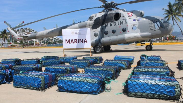Aseguran 26 bultos de cocaína y detiene a dos extranjeros en costas de Guerrero