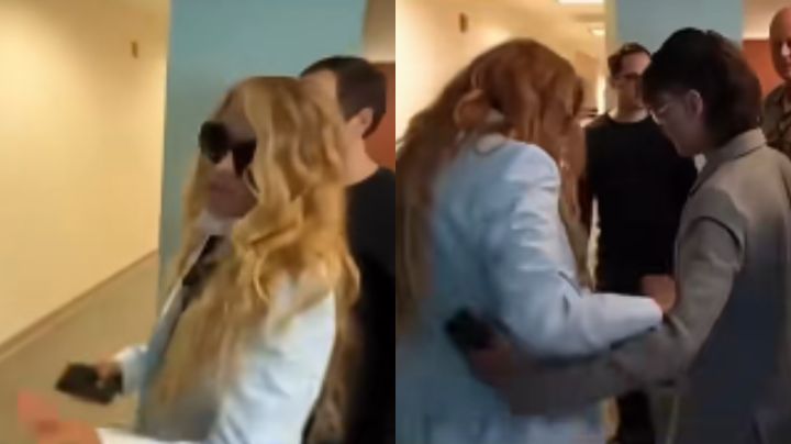 Paulina Rubio protagoniza altercado con reporteros en corte de Miami