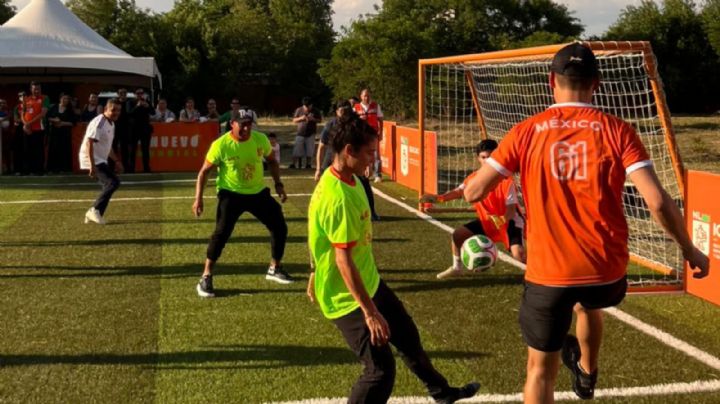 Inauguran en Guadalupe la cancha escolar número 550 de Nuevo León