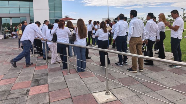 Blindan Torre Bicentenario ante falsa alarma de protesta en Tamaulipas