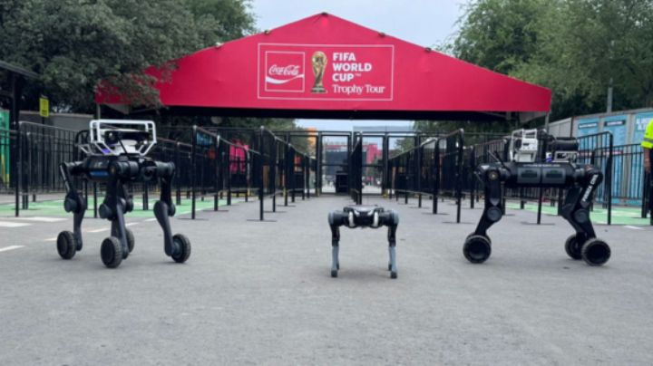 Perros robot de Fuerza Civil reforzarán seguridad del Mundial 2026 en Monterrey
