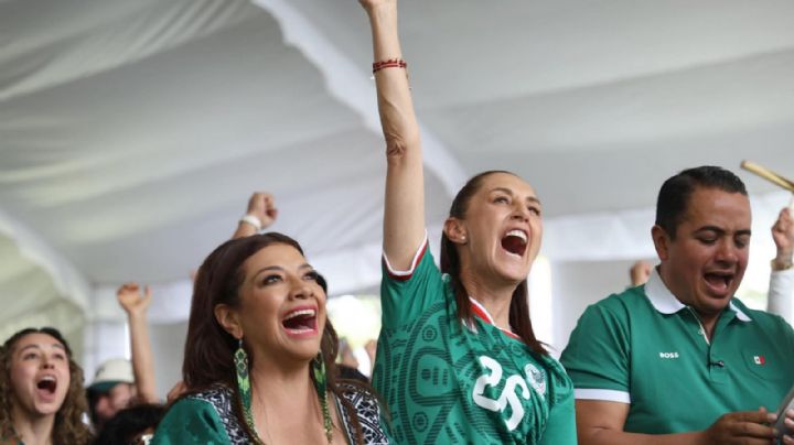 Sheinbaum celebra victoria de México en el debut mundialista ante Sudáfrica