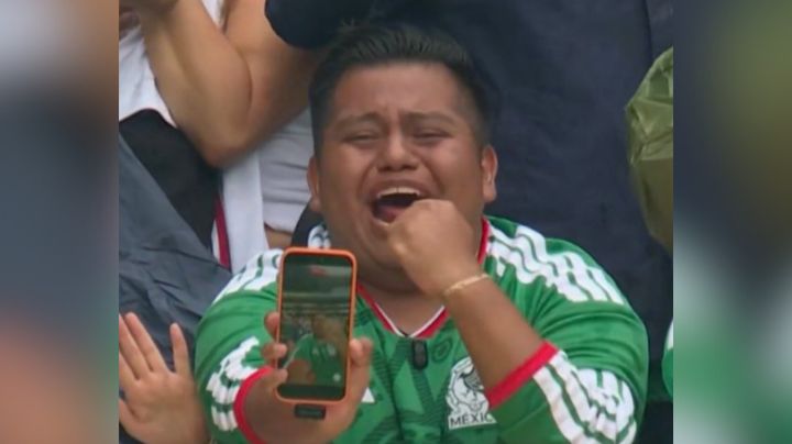 ¿Quién es el polémico aficionado que prefirió grabarse que festejar el gol de México?