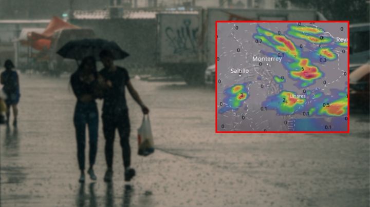 Alertan por lluvias y tormentas eléctricas en NL este sábado, 13 de junio
