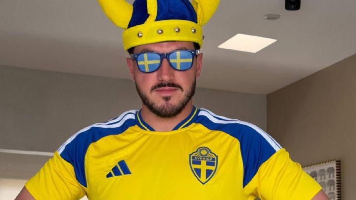 Samuel García se viste de sueco y pronostica triunfo de Suecia en el debut mundialista