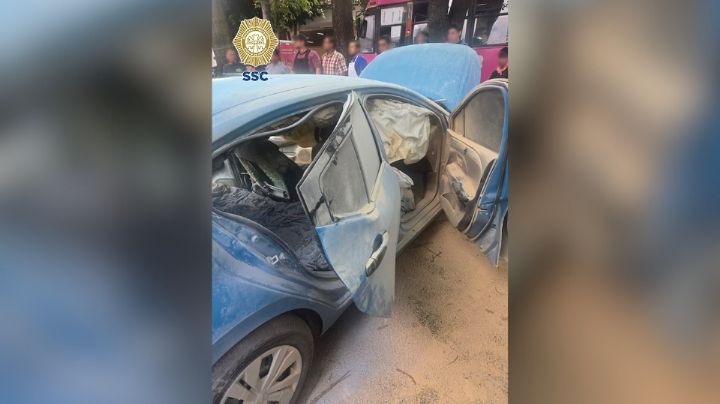 Padre e hijo resultan lesionados tras explosión de vehículo en Tacubaya, CDMX