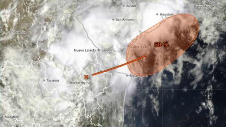 Crece posible ciclón sobre el noreste de México; se dirigiría a Nuevo León
