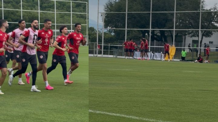 Sin Lamouchi y con una hora de retraso, Túnez vuelve a entrenar en Monterrey