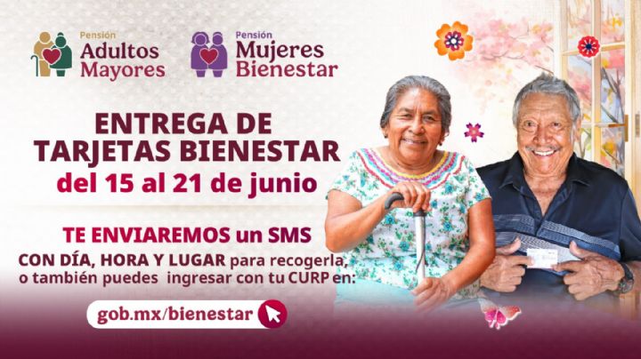 Secretaría de Bienestar inicia la entrega de tarjetas para pensiones de adultos mayores y mujeres